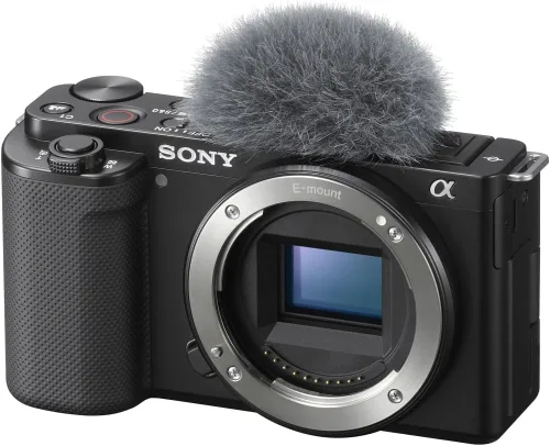 Miniatura 2 de Sony ZV-E10 Cámara sin espejo con lente de 0.630-1.969 in Paquete negro con tarjeta de memoria de 64 GB, filtro UV, flexípode de 8 pulgadas