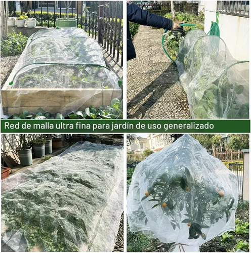 Miniatura 3 de Red para Jardín Ultra Fina de 8x10 Pies, Cubiertas para Plantas, Malla de Barrera para Plantas, Vegetales, Frutas, Flores, Árboles, Cubierta de Fila