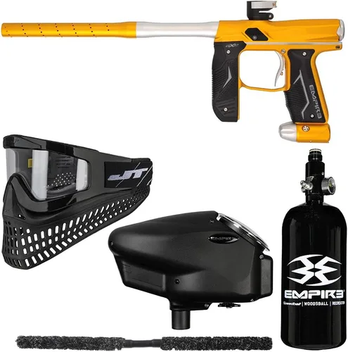 Miniatura 5 de Action Village Empire Axe 2.0 Super Kit de paquete de pistola de paintball Azul polvo/Negro polvo
