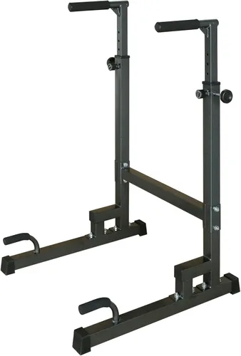 Estación de inmersión de torre de energía, soporte de barra de dominadas, altura ajustable, equipo de entrenamiento de fitness multifunción