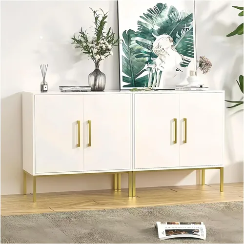 Miniatura 11 de LYNSOM Gabinete de Almacenamiento con Puertas, Juego de 3, Gabinete Buffet Moderno con Almacenamiento, Aparador de Cocina Buffet, Gabinete de Acento