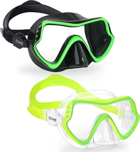 Gafas de natación para niños con cubierta de nariz para jóvenes de 8 a 15 años, antivaho HD Visión Gafas de piscina gafas de natación de agua negro