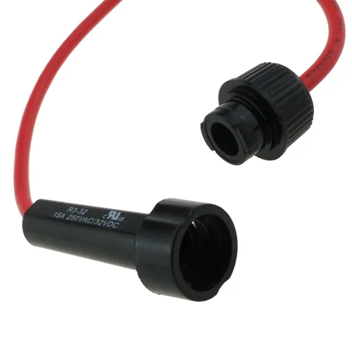 Miniatura 6 de Portafusibles Montados con Cable 6 en 1 con 5 Portafusibles de 6x30mm 1A