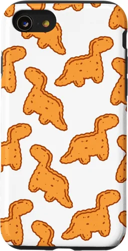 Miniatura 18 de Cute Dino T-Rex Chicken Nugget Funny Tyrannosaurus Case para iPhone 17