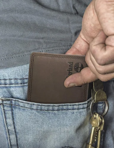 Miniatura 7 de Timberland PRO Men's Leather RFID Wallet with Removable Flip Pocket Card Carrier