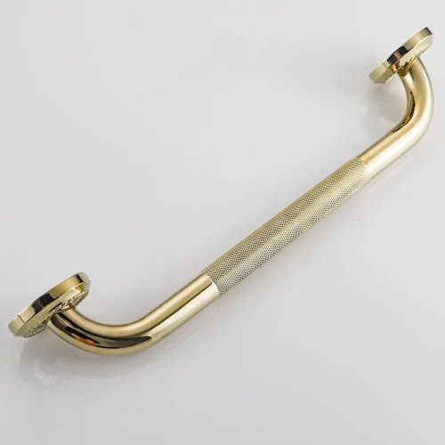 Miniatura 5 de Barra de agarre de ducha texturizada, rieles de soporte de baño de 12 pulgadas, elegante barandilla de mano con reposabrazos de seguridad, acabado