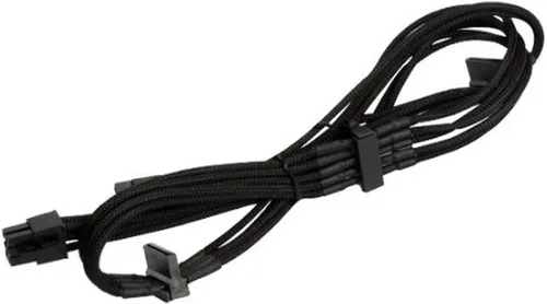 Miniatura 5 de SilverStone PP06B-EPS55 - Cable de fuente de alimentación de manga negra para un adaptador EPS/ATX de 12 V de 8 pines de 21.654 in de largo