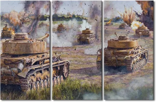 Miniatura 23 de Lienzo decorativo para pared de niños, decoración de dormitorio de adolescentes de la Segunda Guerra Mundial, imágenes en pared para decoración