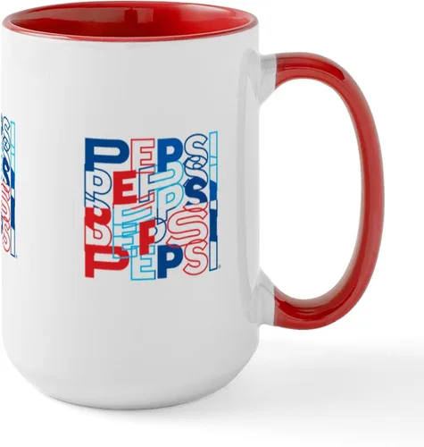 Miniatura 21 de CafePress Pepsi - Taza de café de cerámica (15.0 fl oz)