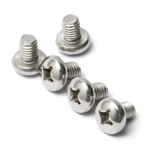 Miniatura 39 de MroMax 5 tornillos de máquina Phillips de cabeza plana M8 x 0.984 in, acero inoxidable 304 18-8, rosca completa, tornillos de cabeza cruzada gris