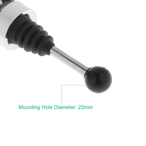 Miniatura 3 de 2NO Interruptor de palanca de mando de retorno de resorte Interruptor de control momentáneo de 2 posiciones de grado industrial para XD2PA22CR