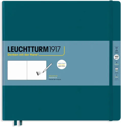 Miniatura 6 de Leuchtturm1917 - Cuaderno mediano de tapa dura para bocetos (negro) - 112 páginas de papel de 150 g/m²