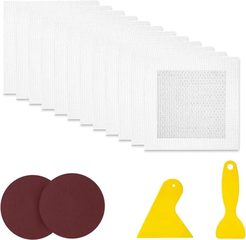 Miniatura 13 de Bates- Kit de reparación de paneles de yeso, 6 piezas, 10 pulgadas, Kits de parches de paneles de yeso, Kit de parches de reparación de pared
