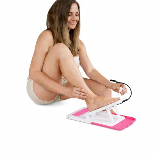Kit Profesional de Pedicura para el Hogar - Incluye Luz de Trabajo - Pintar Uñas con Facilidad Usando la Herramienta Pedi Assistant - DIY para