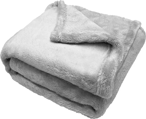 Miniatura 18 de Comfort Lab Manta de franela de felpa, suave, ligera, manta de forro polar para regalo, para sofá, cama y decoración del hogar, manta de forro polar