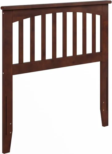 Miniatura 10 de Atlantic, muebles con cabecera tipo Mission, Madera, Blanco