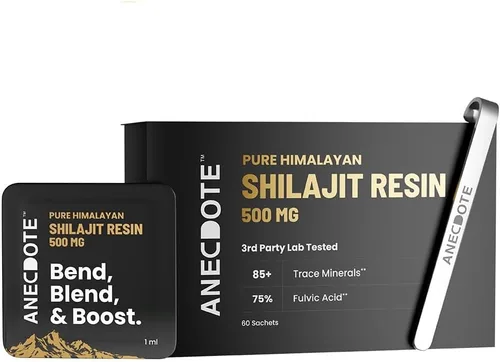Miniatura 11 de ANECDOTE Palillos de Miel de Shilajit del Himalaya con Miel Orgánica y Azafrán Aumenta la Estamina Apoya la Inmunidad 75% Ácido Fúlvico, 85+
