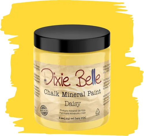 Miniatura 99 de Dixie Belle Paint Company - Pintura con acabado de tiza para muebles, color negro (Caviar), 1 galón, 128 fl oz, pintura mineral color rosa intenso