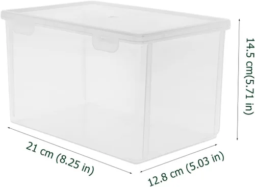 Miniatura 4 de Recipiente hermético para almacenamiento de pan, soporte para pan de cocina, organizador para caja de frescura para refrigerador y encimera