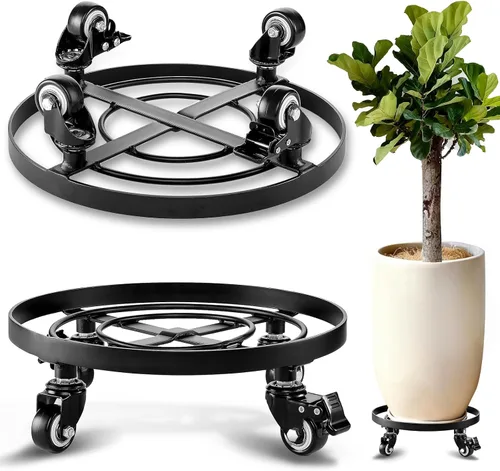 Miniatura 5 de Carrito para plantas de metal de 14”.