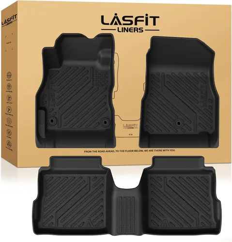 Miniatura 24 de LASFIT Tapete de carga y respaldo para Nissan Armada/Infiniti QX80 2019-2024, TPE para todo tipo de clima, ajuste personalizado, fácil de limpiar