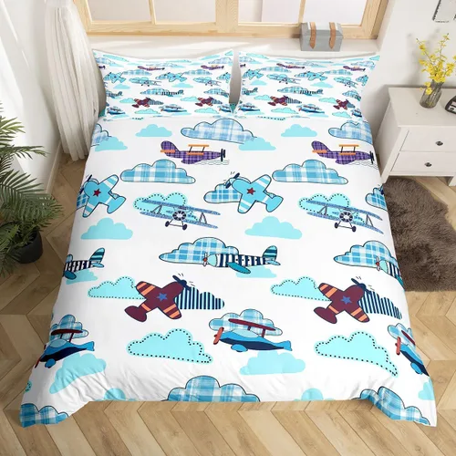 Miniatura 14 de Erosebridal Juego de ropa de cama de tractor de construcción para niños, niños, adolescentes, diseño de camiones y excavadoras, tamaño individual
