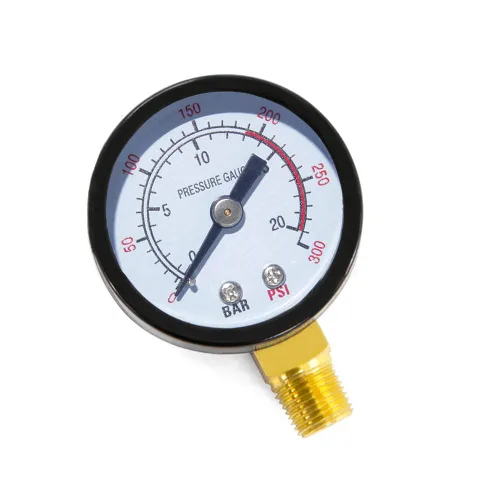 Miniatura 6 de Manómetro de presión de 1/4" NPT, lleno de glicerina, esfera de 2 1/2 pulgadas, 0-30 psi, caja de acero inoxidable 304, montaje trasero central