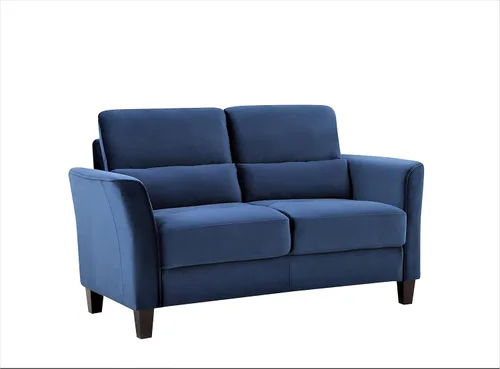 Miniatura 15 de Container Furniture Direct Stoughton - Sofá biplaza tapizado moderno de mediados de siglo con brazos inclinados para sala de estar, 57.88 pulgadas