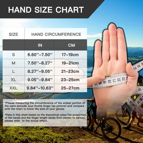 Miniatura 6 de Souke guantes acolchados para ciclismo de medio dedo absorción de impactos antideslizantes transpirables para hombre y mujer
