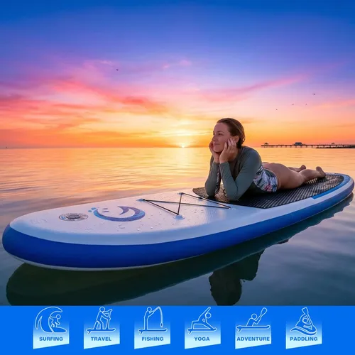 Miniatura 2 de FunWater Tabla de remo inflable ultraligera con accesorios de SUP para adultos y jóvenes de todos los niveles de habilidad