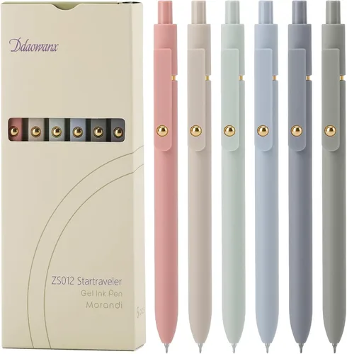 Miniatura 9 de Ddaowanx Bolígrafos de Gel, 10 Piezas 0.7mm Bolígrafos de Tinta Negra de Secado Rápido de Punta Fina con Escritura Suave, Lindos Artículos