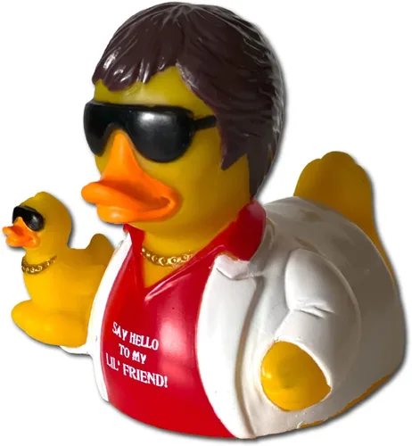 Miniatura 4 de CelebriDucks Say Hello to My Lil' Friend - Patos de goma de baño coleccionables, flotantes; regalo para niños y adultos de todas las edades
