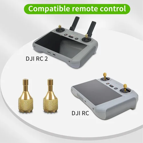 Miniatura 2 de Hanatora Palanca de mando para DJI RC, RC 2 (Flip, Neo, Air 3S, Air 3, Mini 5/4/3 Pro, Mini 3, Mavic 3 Classic/Pro Drone Controller), control remoto