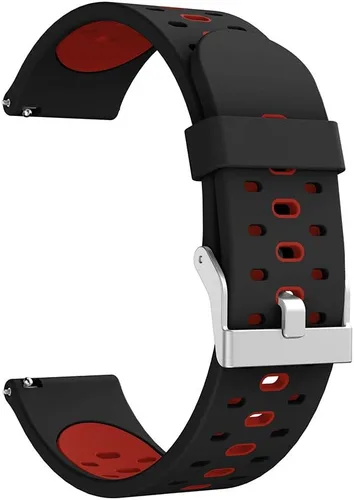 Miniatura 4 de Correa de repuesto de silicona de 0.787 in para Huami Xiaomi Amazfit Bip reloj inteligente Rojo