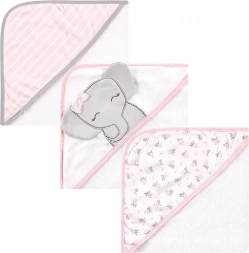 Miniatura 42 de Hudson Baby Toallas unisex con capucha de algodón para bebé, unicornio rosa, talla única