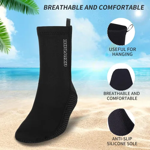 Miniatura 5 de Neoprene Socks 2MM Diving Sock for Sand Proof Beach Volleyball Sock for Outdoor Water Sports beach socks/SMLXL2XL