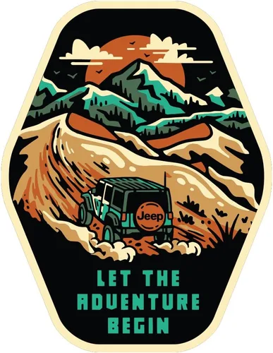 Miniatura 6 de Jeep Quality Products - Adhesivo de vinilo para almas aventureras desde 1941, 4 x 3 pulgadas, serigrafiado impermeable, fabricado en Estados Unidos