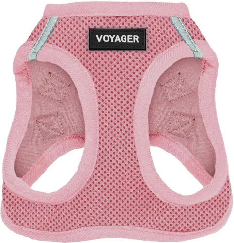 Best Pet Supplies Voyager Step-in Air - Arnés de malla para todo tipo de clima, reflectante, antitirones, para perro y gato pequeño y mediano, Arnés