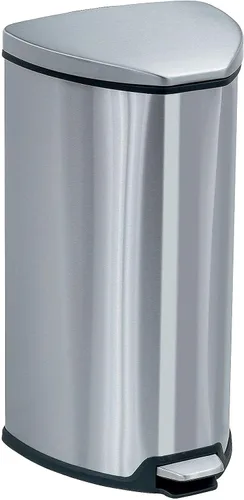 Miniatura 6 de Safco Productos Papelera de acero inoxidable, 4 galones, acero inoxidable