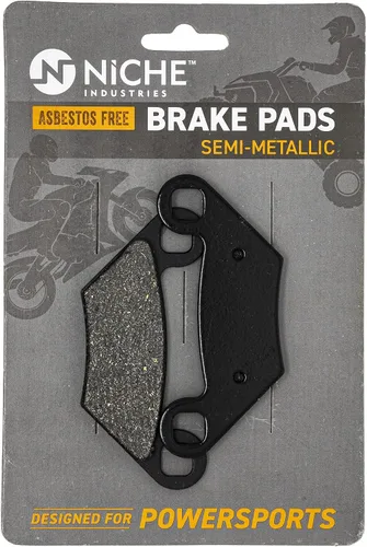 NICHE Juego de pastillas de freno semimetálicas para Polaris Sportsman Touring Scrambler 400 570 850 1911278 2203628 1911279 1911292