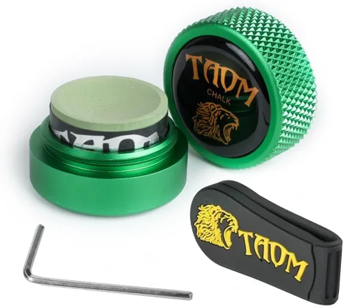 Miniatura 24 de TAOM - Soporte para tiza de billar, herramienta práctica redonda, accesorios de billar, mini estuche magnético para punta de tiza, contenedor