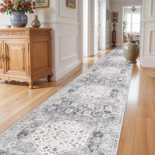 Miniatura 65 de RUUGME Alfombra Pasillera Lavable 2'6x12 - Alfombra de Pasillo con Respaldo Antideslizante Alfombras Resistentes a Manchas para Sala de Estar