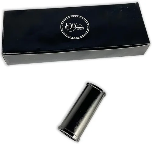 Miniatura 4 de DIYLuxury - Funda para encendedor de metal cromado negro, compatible con BIC Standard J6 Lighter EZ Reach Lighter, resistente, reutilizable, paquete