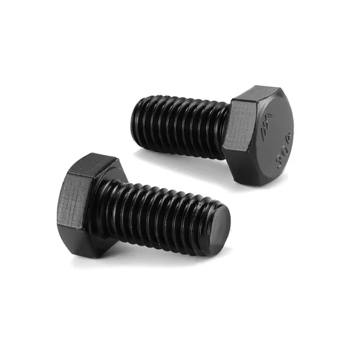 Tornillo de cabeza hexagonal de 1/2-13 x 1 pulgada, 20 piezas de acero inoxidable 18-8 (304), totalmente roscado, óxido negro por SG TZH