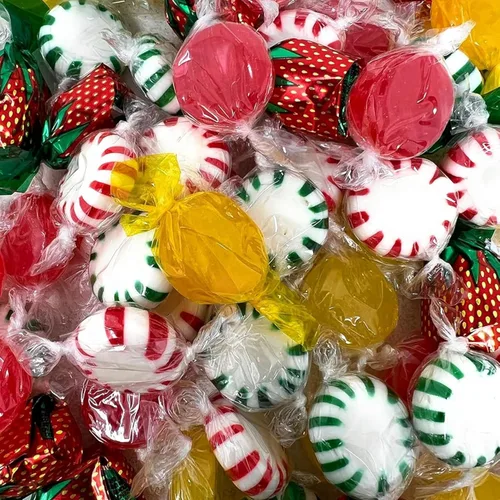 Miniatura 10 de Discos de caramelo duro de canela – 3 libras – Caramelos duros clásicos de la vieja escuela con sabor a canela – Surtido de dulces vintage