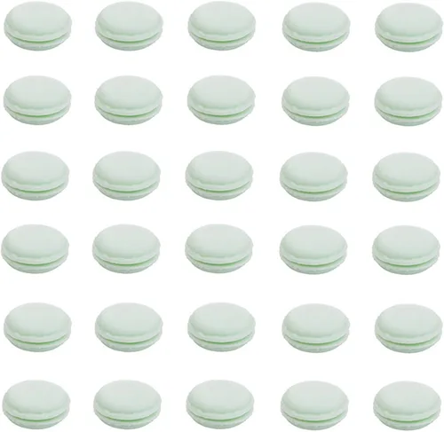 Miniatura 13 de HAN SHENG Organizador de joyas para aretes, anillos, collares, paquete de 30 lindos macarrones de 1.6 pulgadas, mini estuches de viaje, contenedores