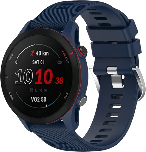Miniatura 4 de TenCloud Paquete de 10 correas de silicona para reloj de 0.709 in compatibles con Garmin Vivoactive 4S/Vivomove 3S/Venu 2S/Forerunner 255S 265S
