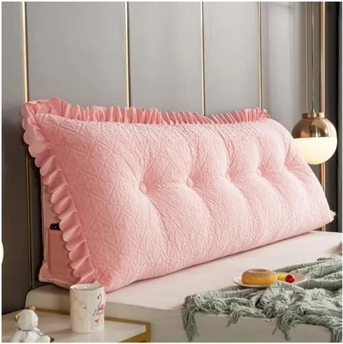 Miniatura 12 de Almohada de lectura triangular/almohada larga para cabecero, almohada de cama de lectura, respaldo triangular, cojín de apoyo de posicionamiento