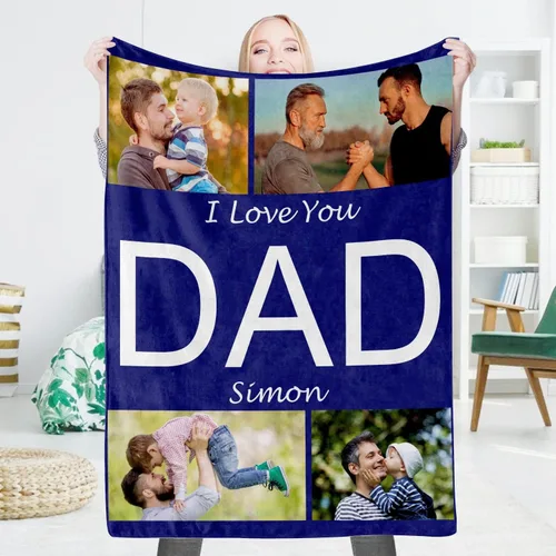 Miniatura 22 de EAQ Manta personalizada con collage de imágenes, es una manta personalizada para niños, adultos, familia, recuerdo, regalo