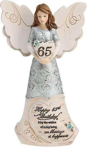 Miniatura 13 de Pavilion Gift Company 82413 Elements Angels - Bendición de cumpleaños: que los deseos de hoy te traigan hermosos mañanas Figura de ángel de 6